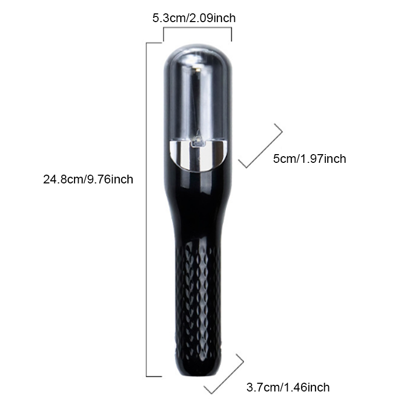 USB-opladelig dame hårtrimmer til spaltede spidser, sølvfarvet, kompakt design, let og bærbar.