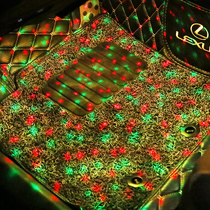 Genopladeligt USB LED-bilinteriørlys, klare og farverige lysstrimler skaber et levende bilinteriør.