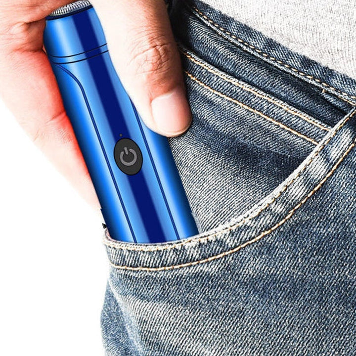 Unisex IPX7 vandtæt rejsebarbermaskine med genopladeligt batteri, 15-bladet, elegant aluminiumskrop, lommevenlig og kraftfuld.