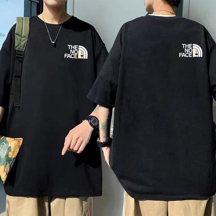 Unisex No Face Anime T-shirt, Spirited Away-tema, åndbar og behagelig.