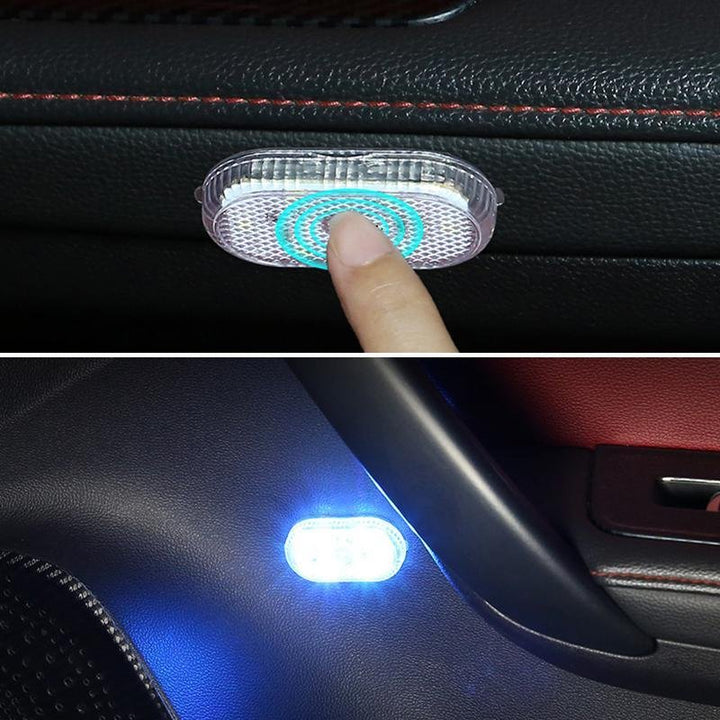 Unisex bil interiørlys med touch, kompakt design, klare LED-perler, velegnet til biler, effektiv belysning.