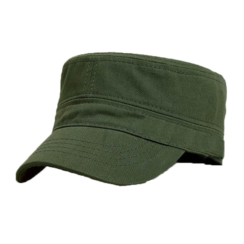 Unisex åndbar bomuldskasket med solskærm, beige. Behagelig, justerbar, lang skygge, velegnet til solskin.