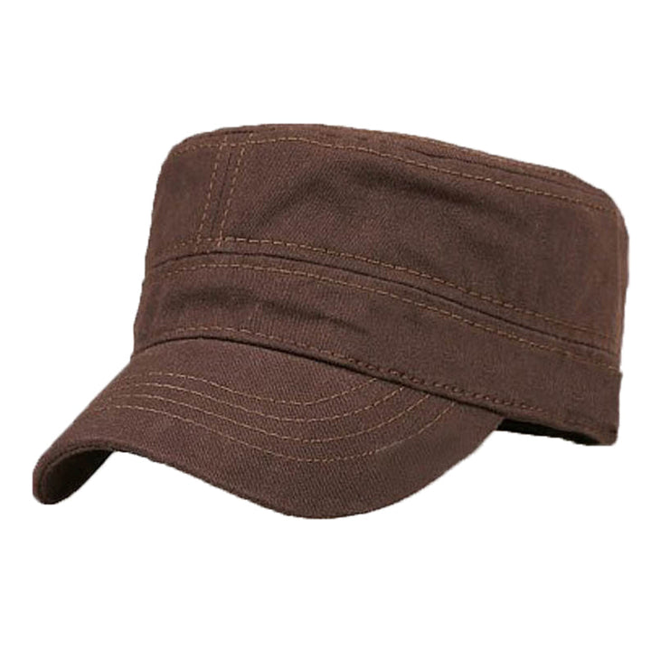 Unisex åndbar bomuldskasket med solskærm, beige. Behagelig, justerbar, lang skygge, velegnet til solskin.