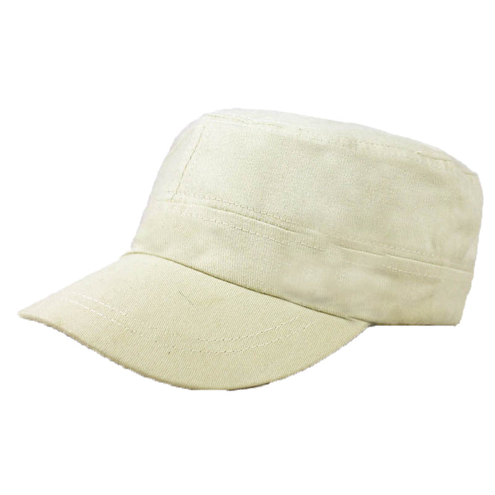 Unisex åndbar bomuldskasket med solskærm, beige. Behagelig, justerbar, lang skygge, velegnet til solskin.