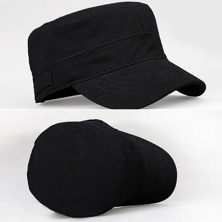 Unisex åndbar bomuldskasket med solskærm, beige. Behagelig, justerbar, lang skygge, velegnet til solskin.