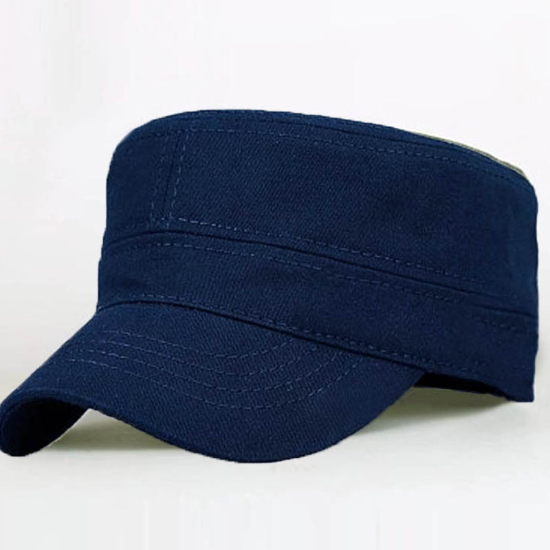 Unisex åndbar bomuldskasket med solskærm, beige. Behagelig, justerbar, lang skygge, velegnet til solskin.