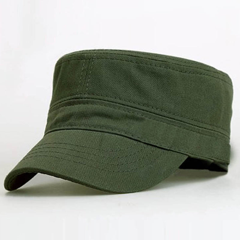Unisex åndbar bomuldskasket med solskærm, beige. Behagelig, justerbar, lang skygge, velegnet til solskin.