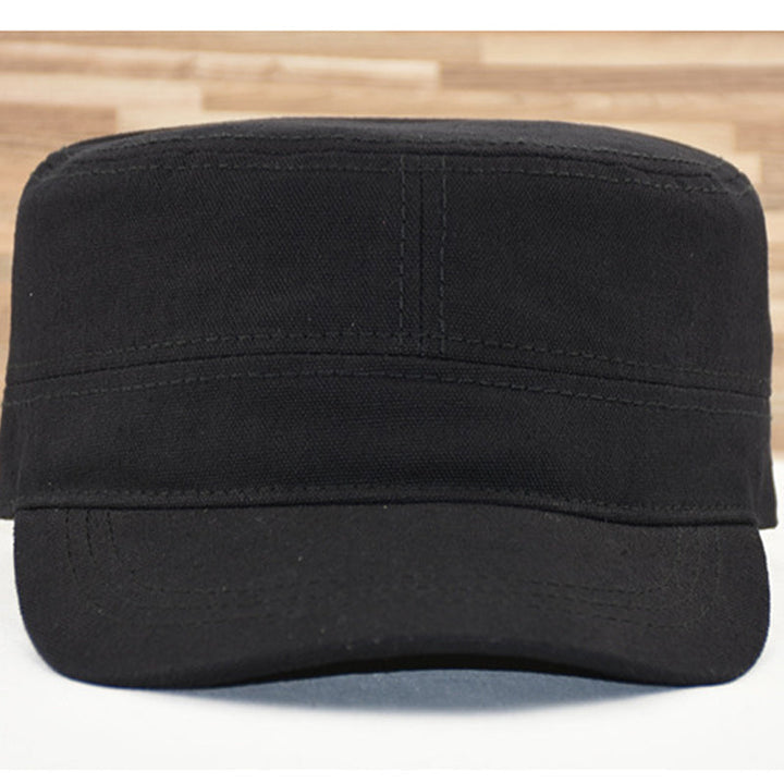 Unisex åndbar bomuldskasket med solskærm, beige. Behagelig, justerbar, lang skygge, velegnet til solskin.