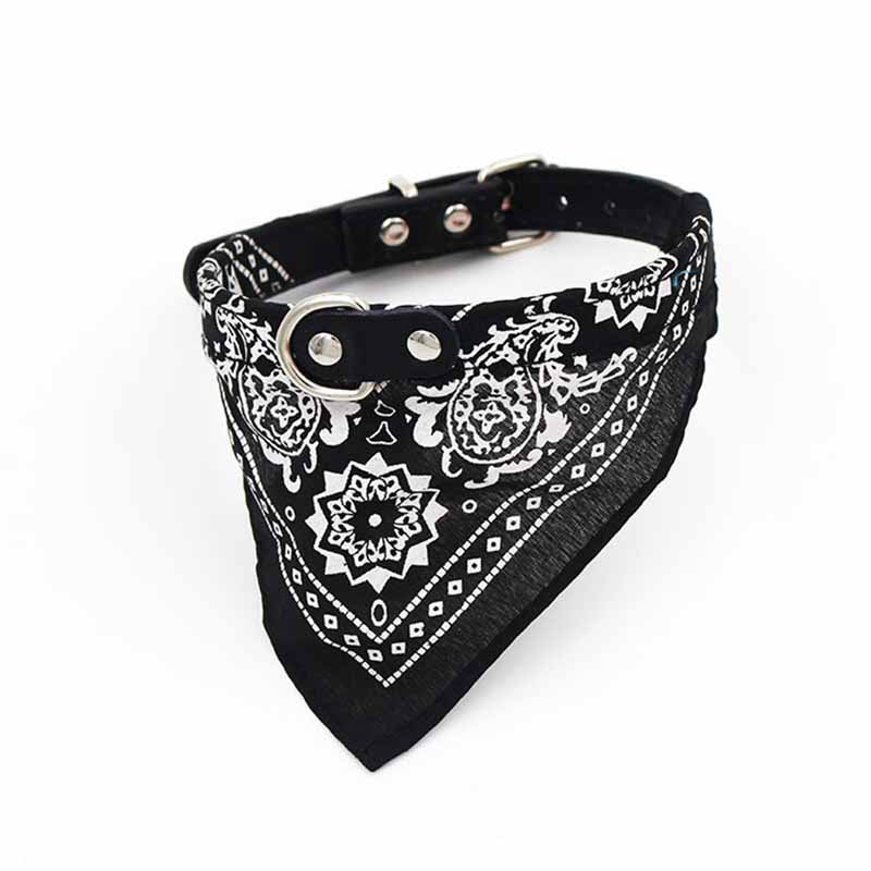 Unisex justerbar bandana-halskæde til kæledyr, flerfarvet, med elegant mønster og behageligt materiale.