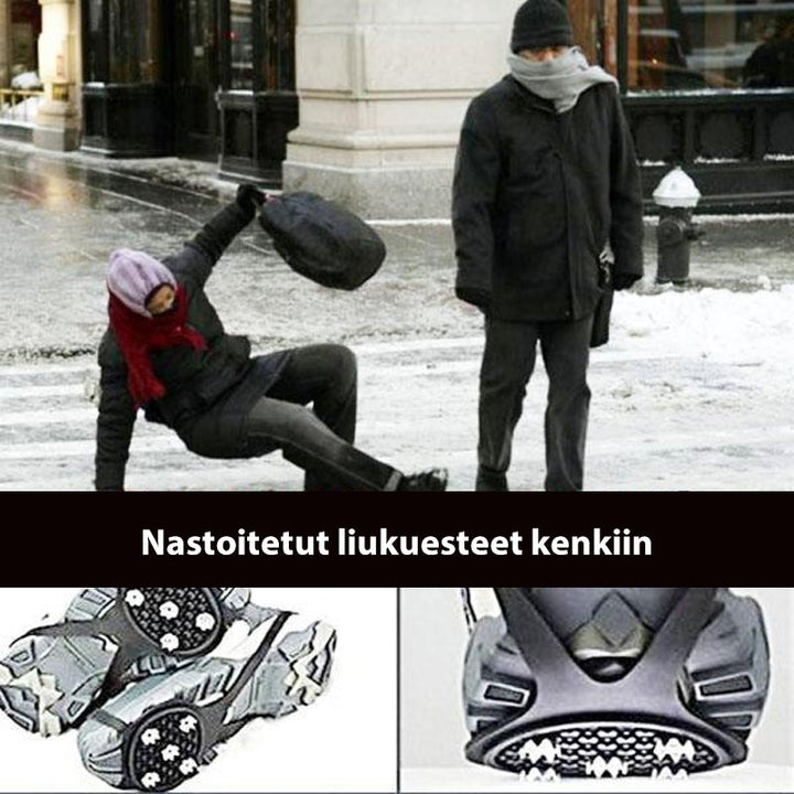 Unisex issolde for sko, holdbart og lett grep, utmerket grep på is og snø, lett å feste.