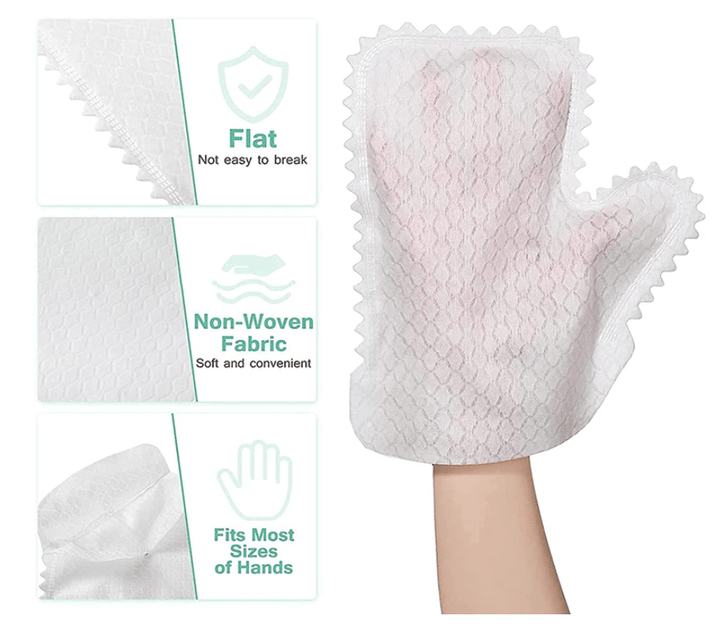 "Unisex monikäyttöiset pestävät käsineet pehmeä spunlace-materiaali, rombinen pinta, sopii kodin siivoukseen."