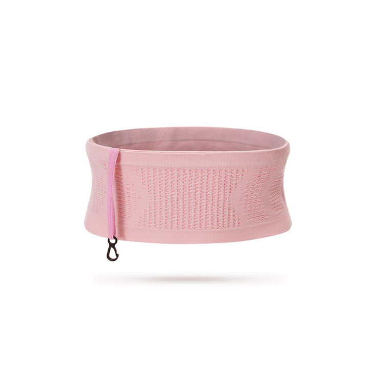 Unisex multifunktionel åndbar lændetaske til sport, grå og sort, fire lommer, stilfuldt og ergonomisk design.