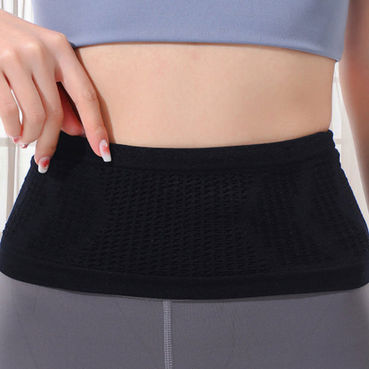 Unisex multifunktionel åndbar lændetaske til sport, grå og sort, fire lommer, stilfuldt og ergonomisk design.