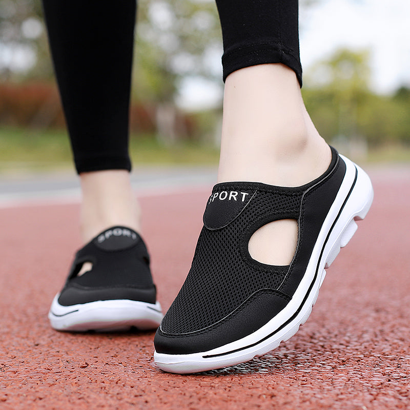 Unisex slip-on hengittävät puuvillaiset kengät, vaalea kangas, kevyt EVA-pohja, helppo pukea ilman nauhoja.