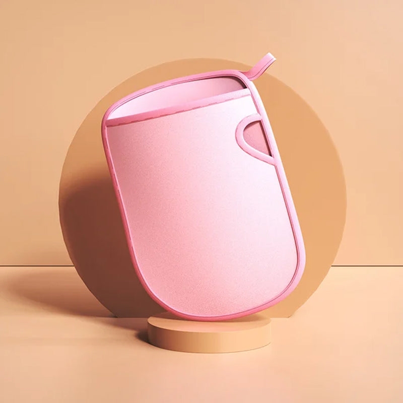 Unisex superblød eksfolierende badehandske, flerfarvede striber, blødt PVA-materiale, skånsom hudeksfoliering.