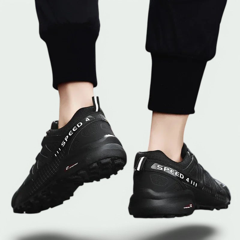 Unisex vandtætte vandrestøvler, grå, skridsikre såler, ergonomisk design, velegnet til vandreture og hverdagsbrug.