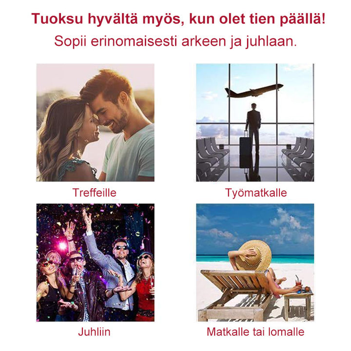 Genopfyldelig 5 ml parfumesprøjte, kompakt rejsepakke, tilgængelig i forskellige matte farver, stilfuldt tilbehør.