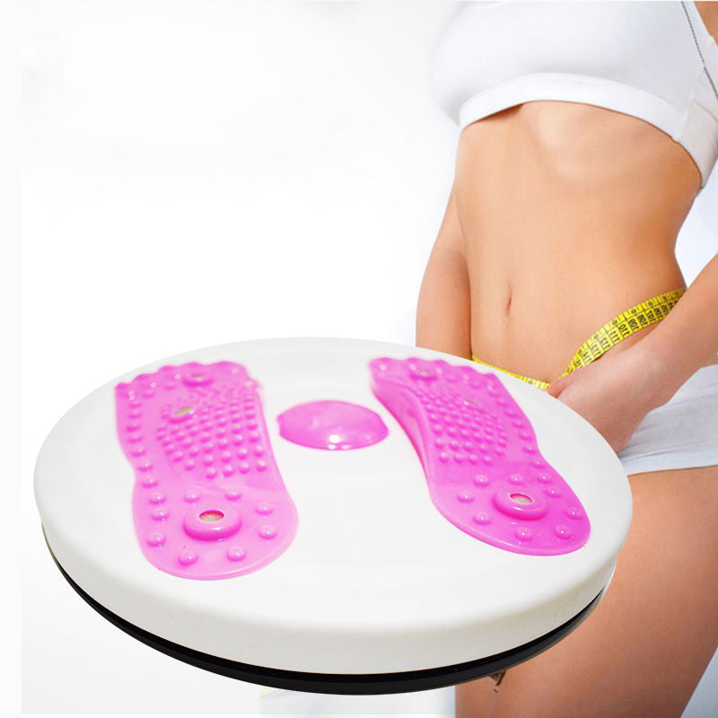 Pink balancebræt med kugledesign og massagefunktion, forbedrer balance og styrker kroppen.
