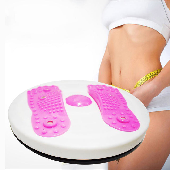 Pink balancebræt med kugledesign og massagefunktion, forbedrer balance og styrker kroppen.