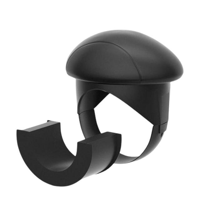 Ergonomisk bilrattforsterker, flammerød metallisk, enkel å montere, 360 graders rotasjon, kompatibel med de fleste biler.