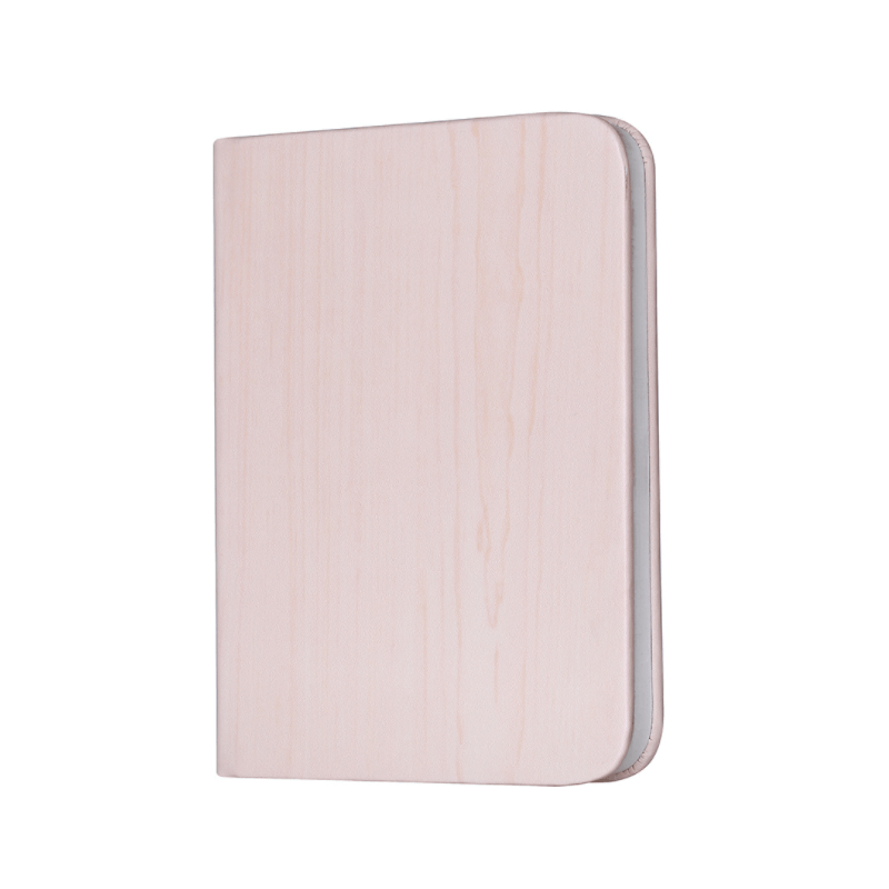 Hvid magnetisk boglampe, åbner som bog eller cirkel, USB-genopladelig, moderne design, multifunktionel lampe