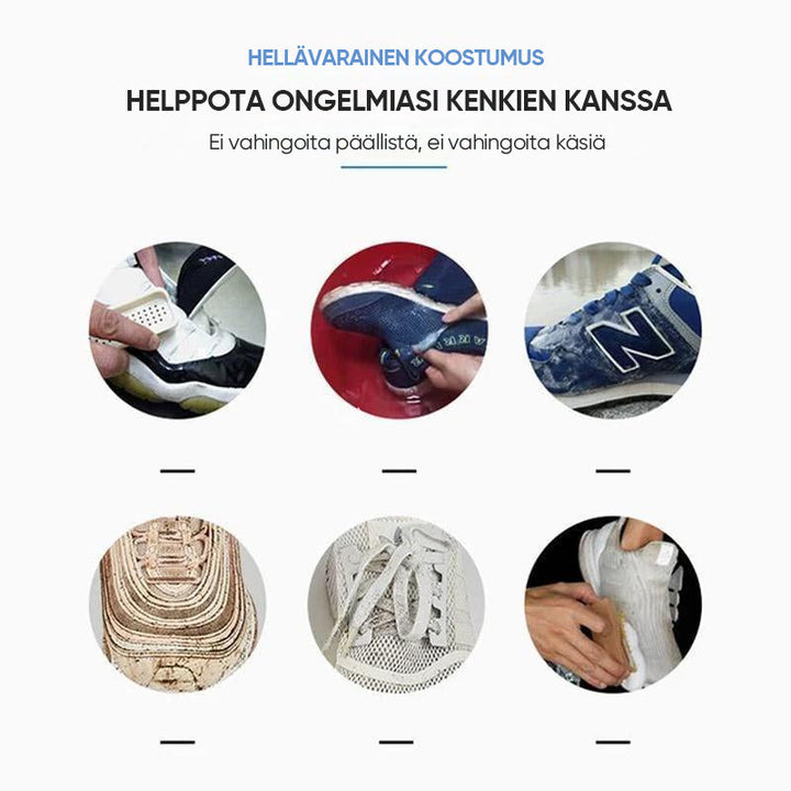 Hvide unisex skorensningsservietter, 12 stk., individuelt pakket; effektiv, nem poleringsløsning.