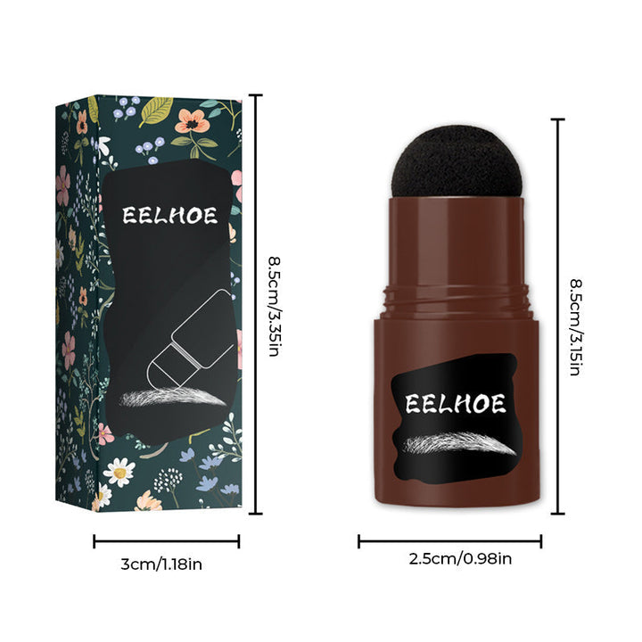 Vandtæt øjenbrynsformningssæt med stempel, skabeloner og pensler til naturlige øjenbryn.