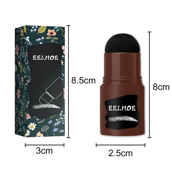 Vandtæt øjenbrynsformningssæt med stempel, skabeloner og pensler til naturlige øjenbryn.