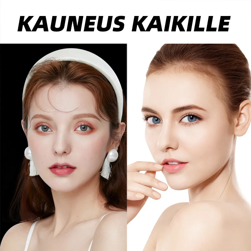 Vandtæt brynpen sæt, mørkebrun og lysebrun, præcist og naturligt resultat for alle hudtoner.