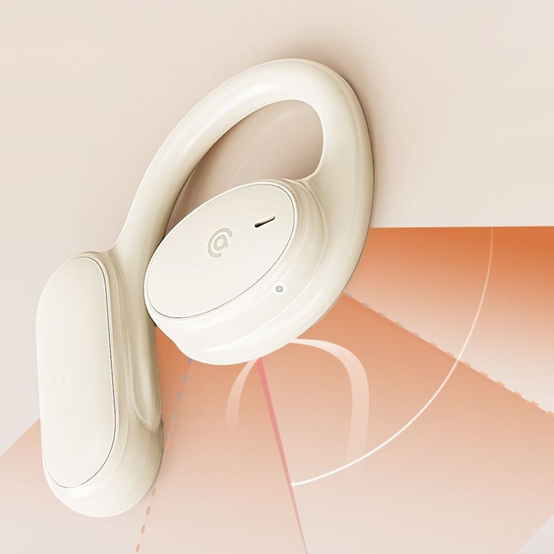 Vandtætte Luujoh Bluetooth-høretelefoner til voksne med ergonomisk design, moderne og stilfuldt udseende.