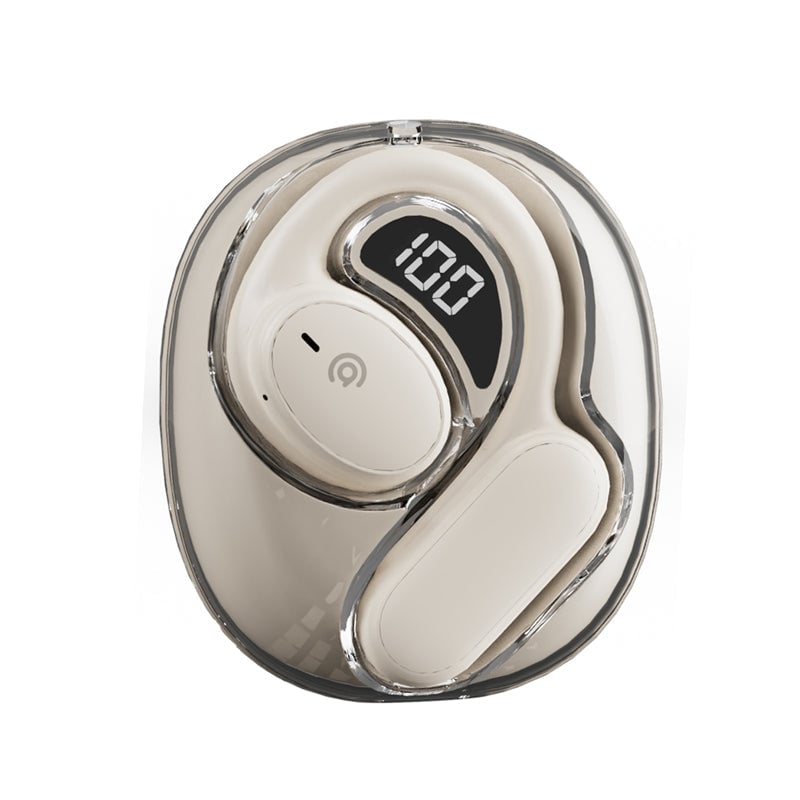 Vandtætte Luujoh Bluetooth-høretelefoner til voksne med ergonomisk design, moderne og stilfuldt udseende.