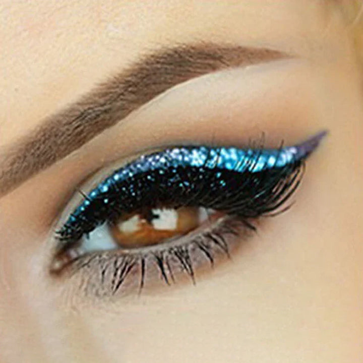 Vandtæt eyeliner- og vippeklistermærke, smukke farver, blødt look, genanvendeligt, fremhæver naturlig skønhed.