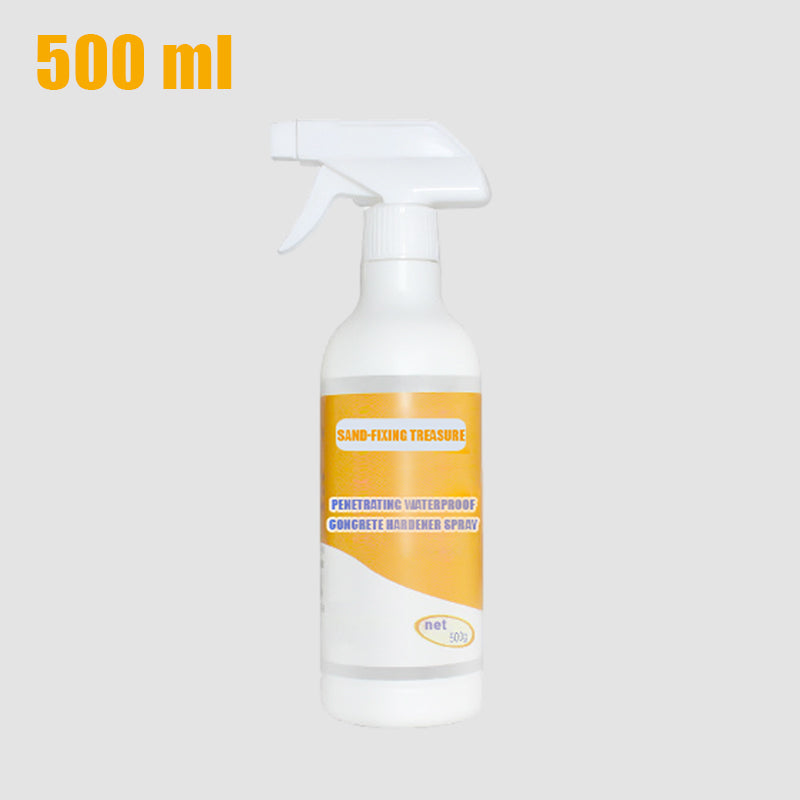 Vandbaseret betonhærder spray, 500 ml flaske, vandtæt, til hjemmebrug, grå spray til indendørs og udendørs projekter