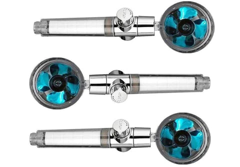 Vandbesparende brusehoved, højt tryk, stilfuld kromfinish, multifunktionelt, sparer 40% vand med mikrosudedesignteknologi.