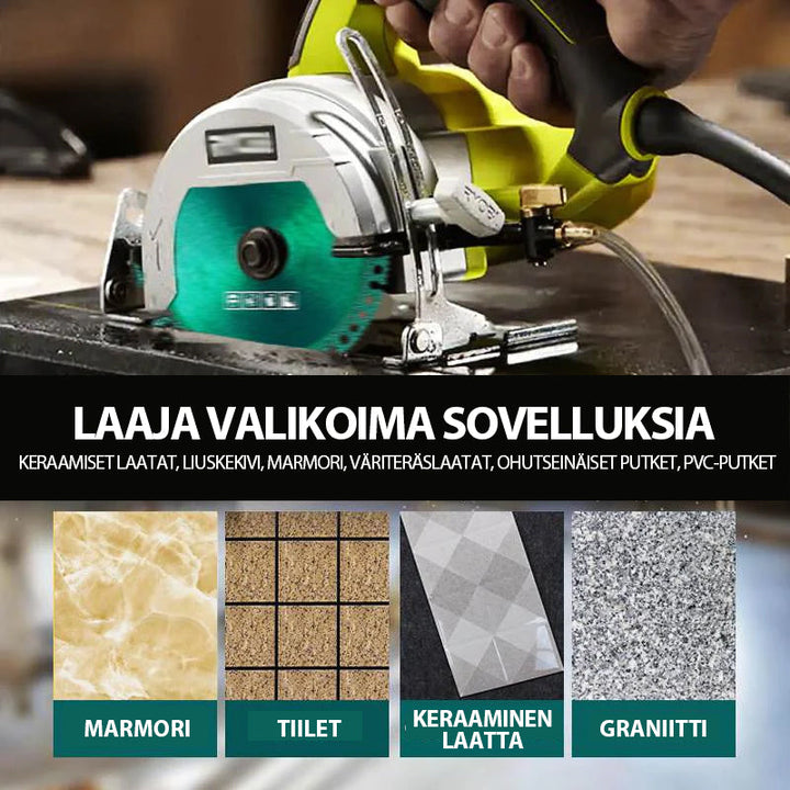 Grønt multifunktionelt savblad i diamant-manganstål, velegnet til skæring af keramiske fliser, PVC-rør.