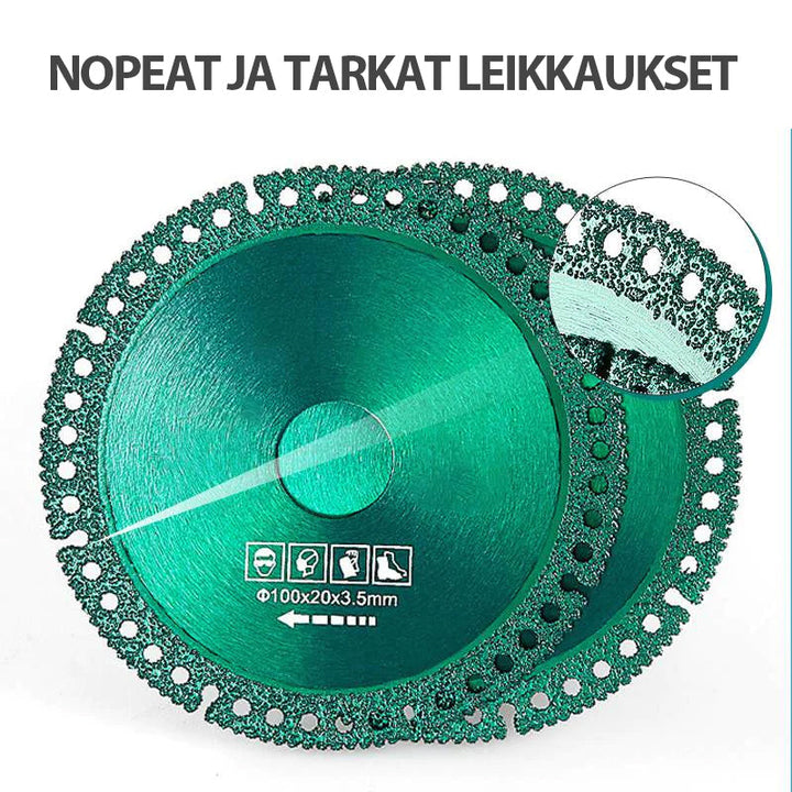 Grønt multifunktionelt savblad i diamant-manganstål, velegnet til skæring af keramiske fliser, PVC-rør.