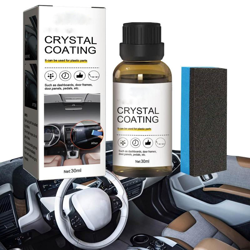 Afwerking voor plastic en rubberen auto-onderdelen, voegt glans toe en beschermt tegen slijtage, gemakkelijk te gebruiken en heldere afwerking.
