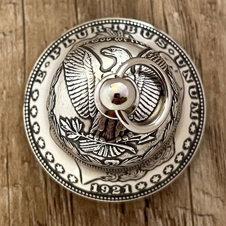 Vintage hopeadollari urdekor, håndlavet af metal legering, detaljeret design tilføjer elegance til dit hjem.