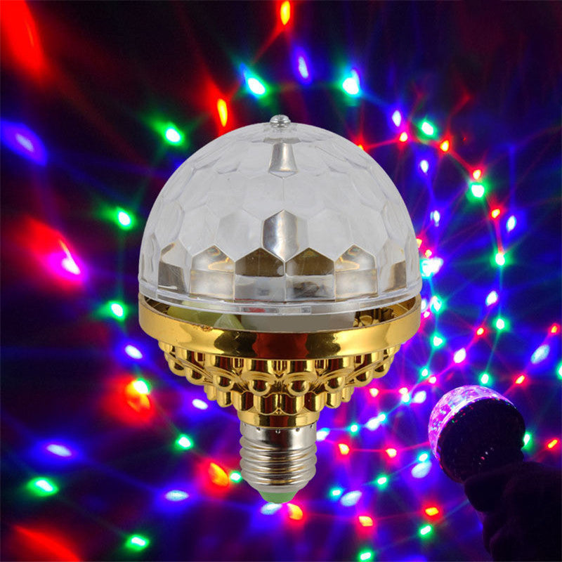 Farverig LED-rund lampe til haven med klare, farverige LED-lys og holdbart plastikhus.