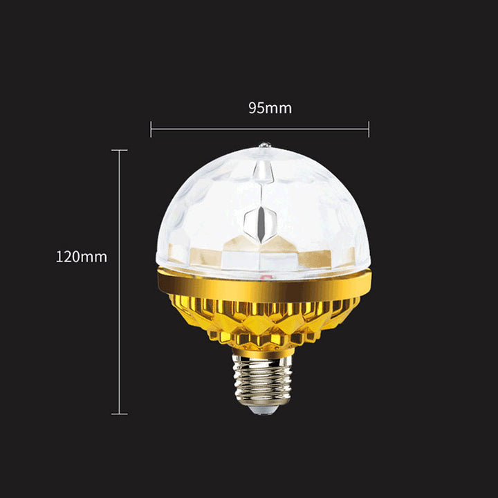 Farverig LED-rund lampe til haven med klare, farverige LED-lys og holdbart plastikhus.