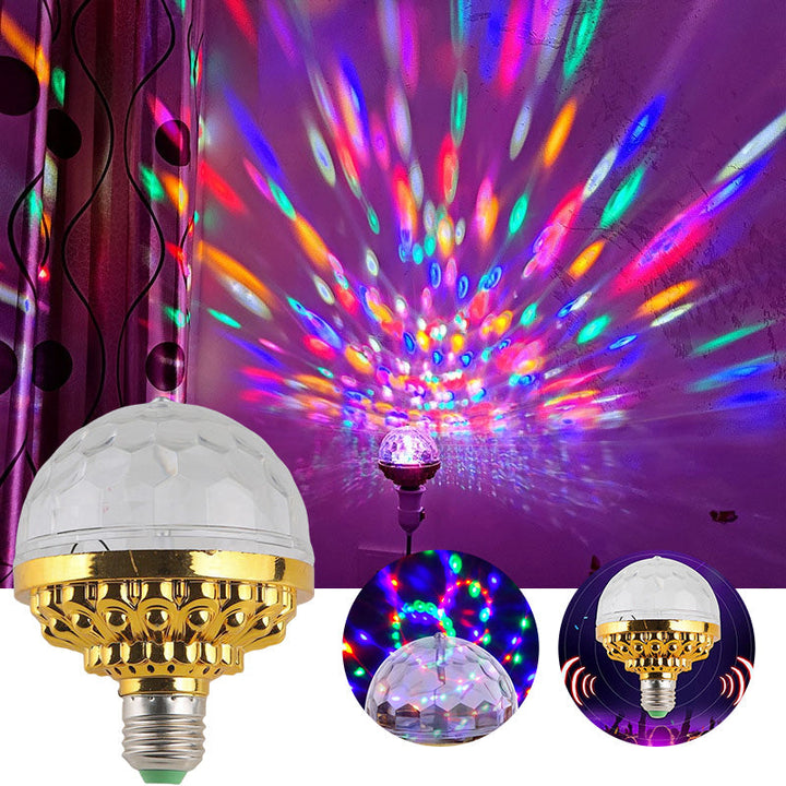 Farverig LED-rund lampe til haven med klare, farverige LED-lys og holdbart plastikhus.