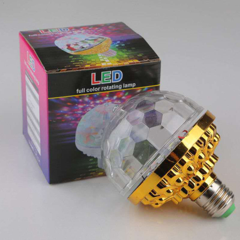 Farverig LED-rund lampe til haven med klare, farverige LED-lys og holdbart plastikhus.
