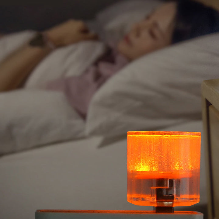 Farverigt USB-blinklys til bil og interiør, kompakt og kraftfuldt LED-stemningslys med klare farver.