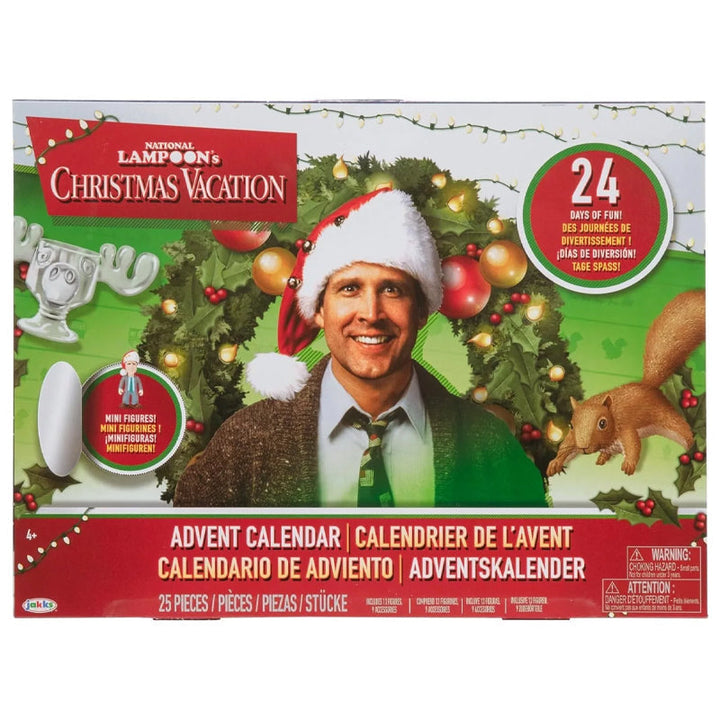 Farverig børnenes jules juleferie adventskalender 2024 med ikonisk julefilmtema og daglige overraskelser.