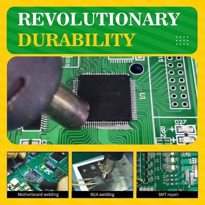 Sn63Pb37 35g juotospasta. Helppokäyttöinen PCB/BGA-juotossovelluksiin. Edistyksellinen kosteutus.