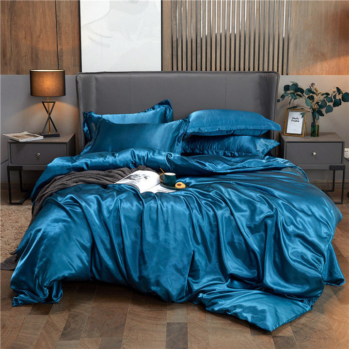 "Ylellinen 25 Momme silkki vuodevaatesetti, vaaleanpunainen sävy, hypoallergeeninen, 100% Mulberry-silkki, sopii herkälle iho