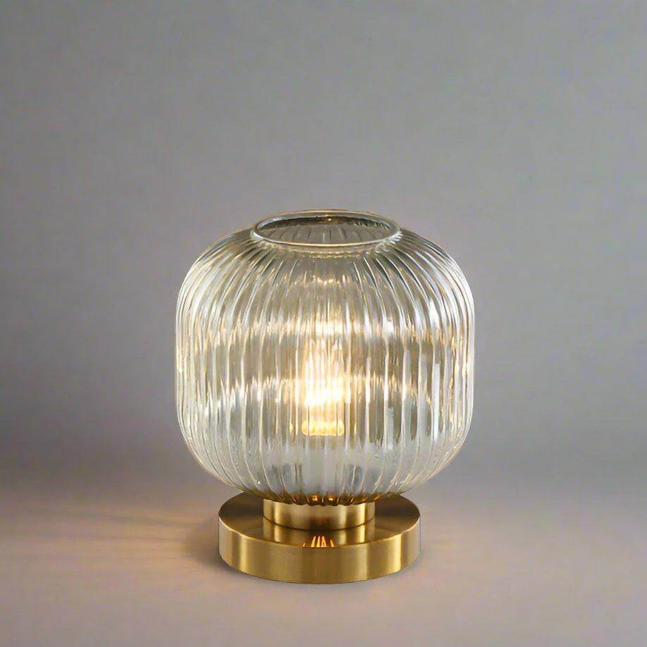 Moderne bordlampe grå stil A