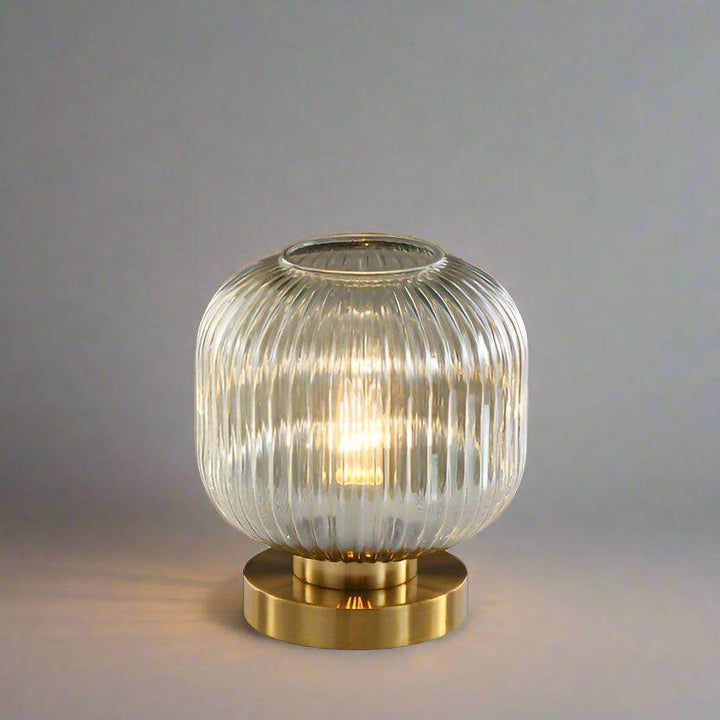 Moderne bordlampe grå stil A