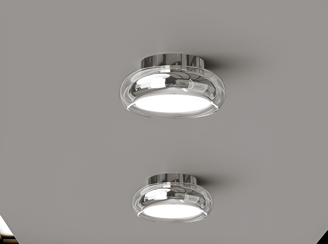 Lille Vintage Akryl LED Loftslampe