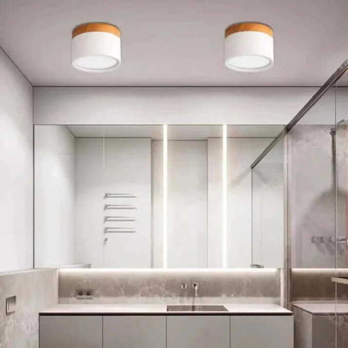 Moderne LED-loftslampe til gangen